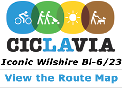 CicLAvia Route and Road Closure Map