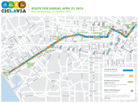 CicLAvia - To the Sea Course Map