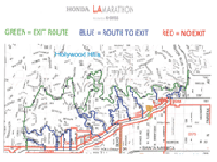 City of West Hollywood Exit Routes