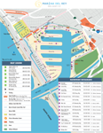 Marina del Rey Waterfront Dining Map
